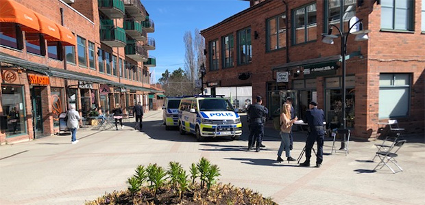 Poliser i Lidingö centrum informerar Lidingöbor