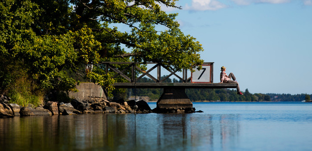 Sommarbild från Lidingö.