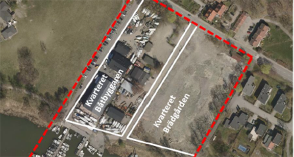 Brädgården och Båtbyggaren vid Kyrkviken