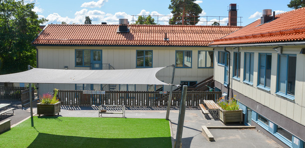 Innergård Källängens förskola