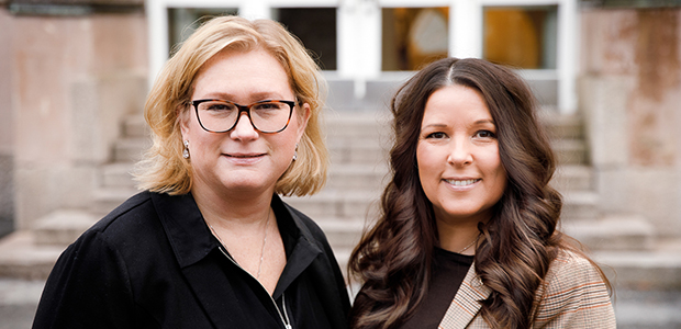 Helena Skattebo, biträdande rektor och Anna-Lena Bresell, rektor