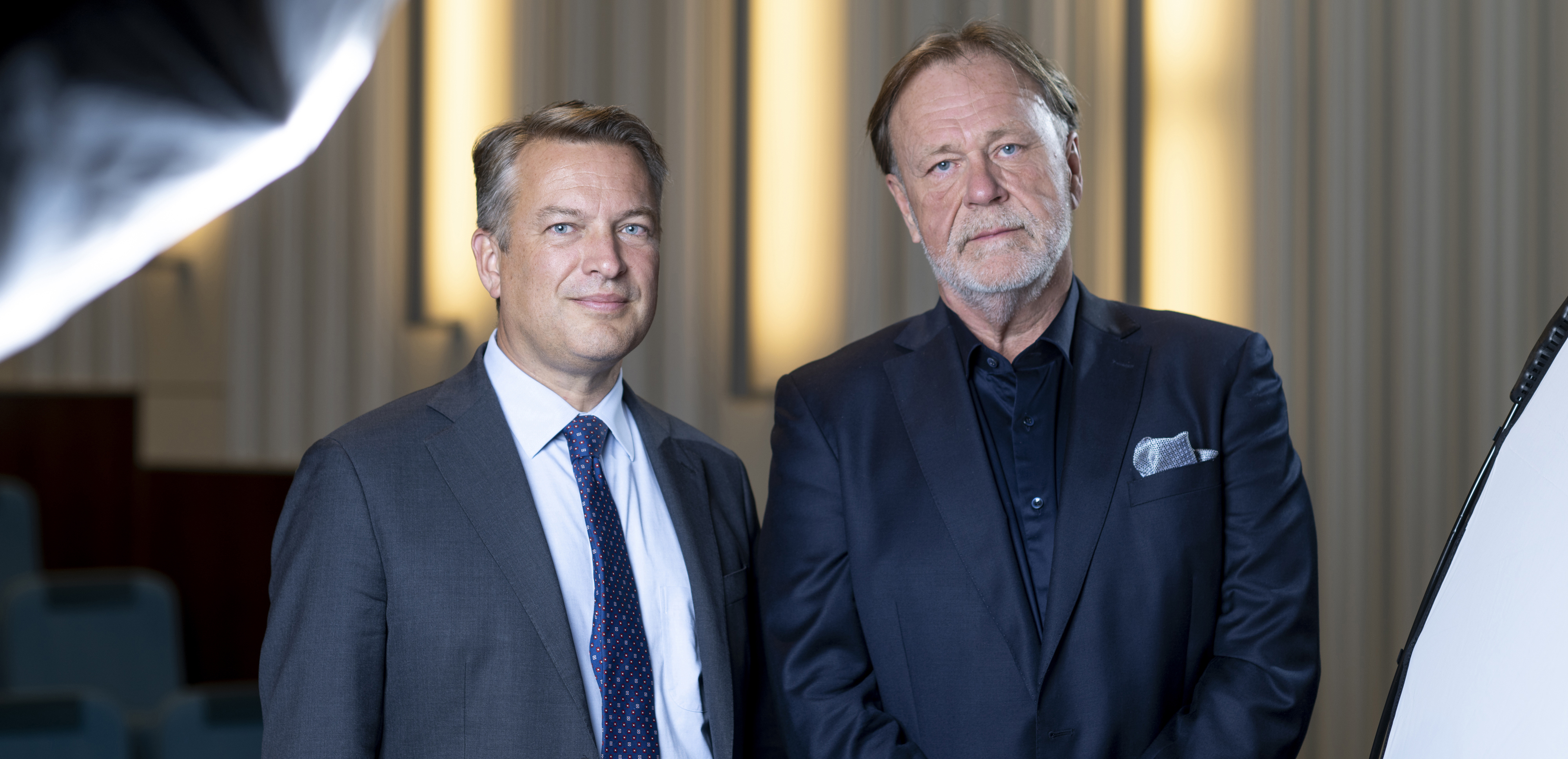 Daniel Källenfors (M) och Anders Paulsen (LP).