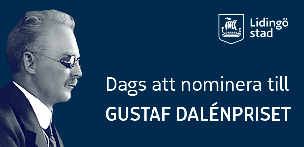 Gustaf Dalén i profil.