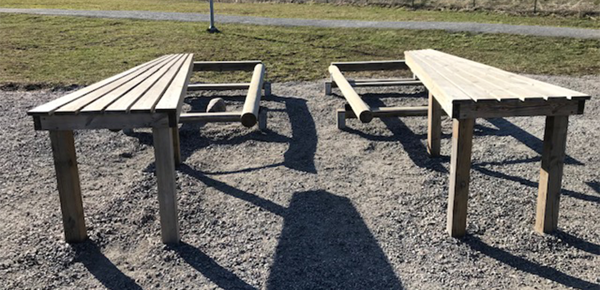 Träkonstruktion där du kan träna styrka.