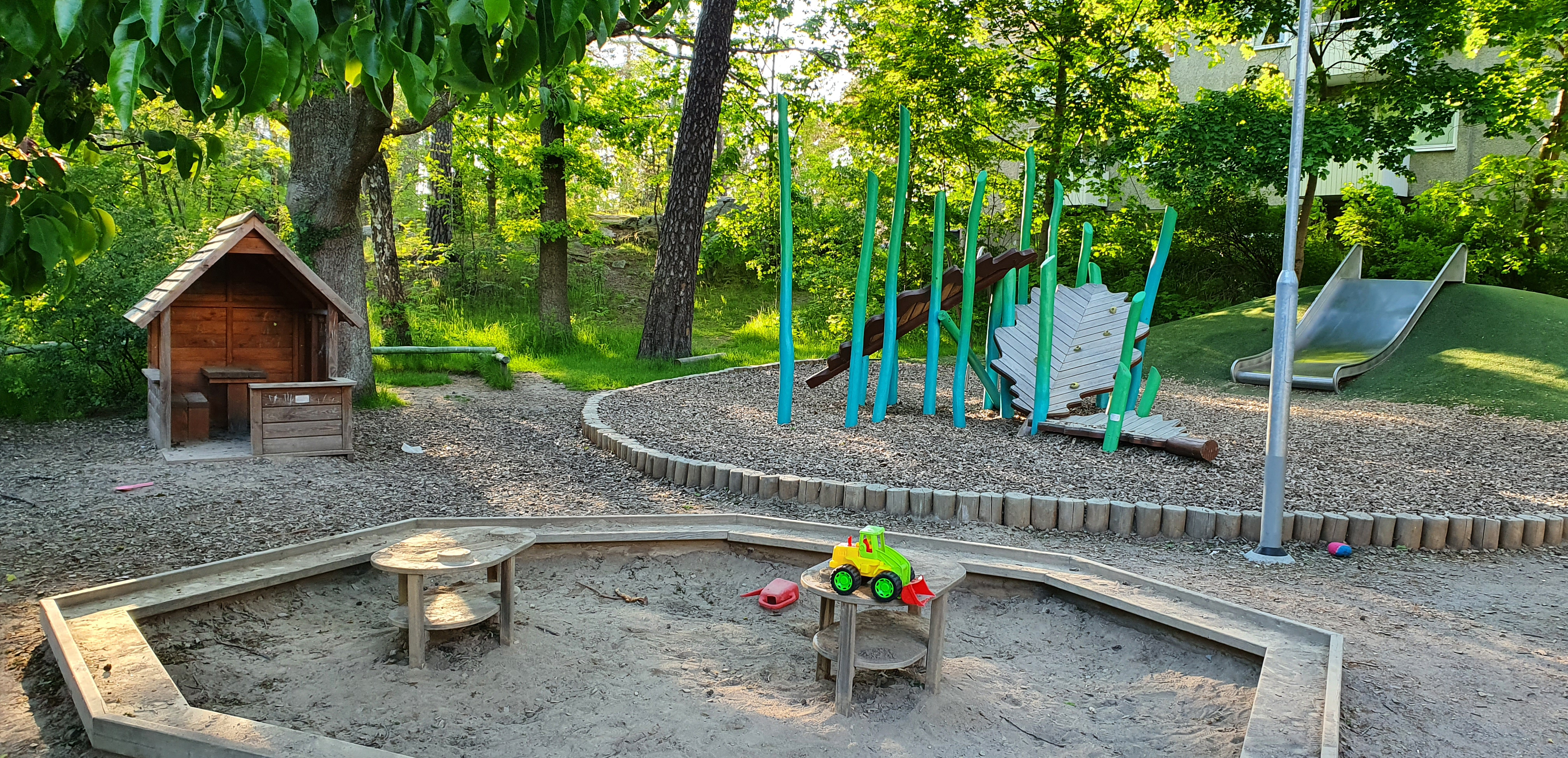Del av lekparken Koster.
