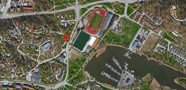 Karta över Älgvägen och dess närområde