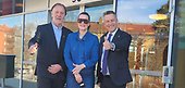 Anders Paulsen, Lidingöpartiet, Malin Rosenqvist, Näringslivschef och Daniel Källenfors, Moderaterna.