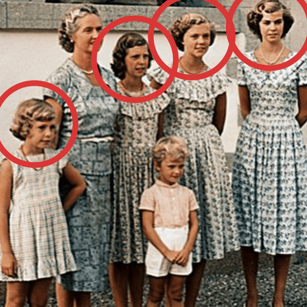 De så kallade »Hagasessorna« med lillebror »Hertigen« och modern prinsessan Sibylla. Foto: Scanpix.