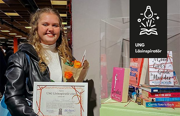 2023 års UNG läsinspiratör heter Anna Tärnvik. Vem blir det 2024?
