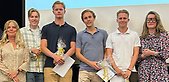 Vedbudet UF:s grundare Simon Gren, Gustav Bengtson, Axel Näsström och Theodor Hedenström.