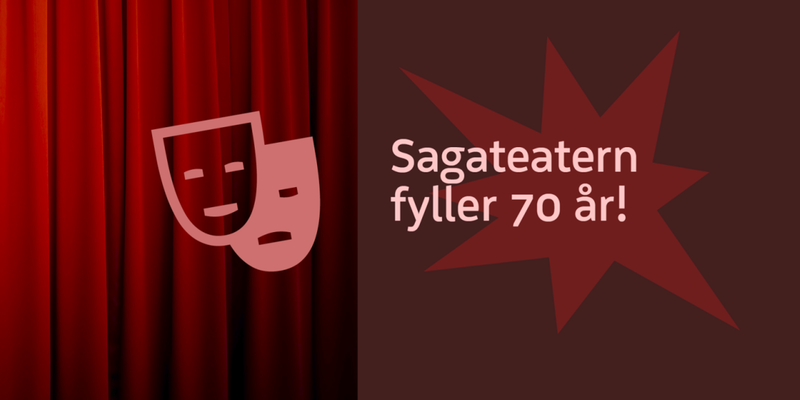Sagateatern fyller 70 år! 