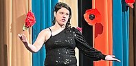 Sofi representerar Lidingö i Funkisfestivalen 2023.